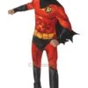 Adult DC Comic Book Robin Costume -Halloween Costume Store adult dc comic book robin costume 51577 p