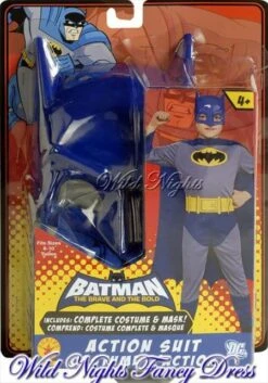 BOYS BATMAN ACTION SUIT AGE 5-7
