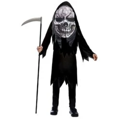 AMSCAN Child Halloween Grim Reaper Big Head Costume