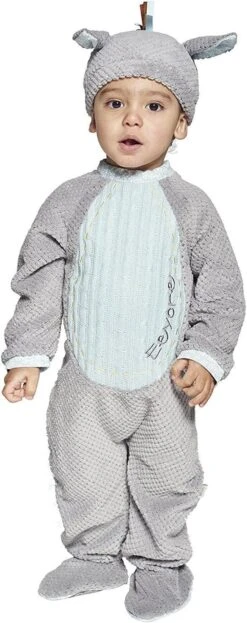 AMSCAN Disney Eeyore Vintage Romper With Hat Baby Costume