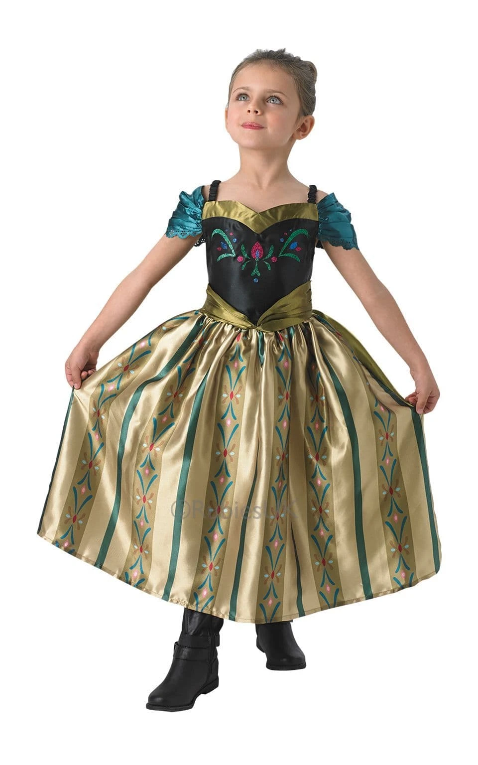 Disney Frozen Coronation Anna Costume 3 Disney Frozen Coronation Anna Costume
