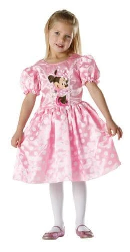 Disney Girls Classic Pink Minnie Mouse Costume 3 Disney Girls Classic Pink Minnie Mouse Costume