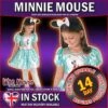 Disney Girls Green Cup Cake Minnie Mouse Costume -Halloween Costume Store disney girls green cup cake minnie mouse costume 48915 p