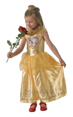 Disney Princess Belle Love Heart Dress Large Age 7-8