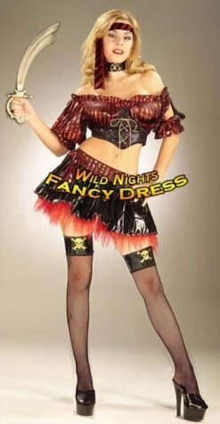 FANCY DRESS COSTUME : PIRATE PLEASURE / SEXY WENCH