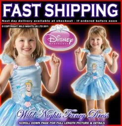 FANCY DRESS ~ DISNEY PRINCESS CINDERELLA BALLERINA INFANT AGE 18-24 MONTH