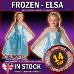 Girls Disney Princess Frozen Deluxe Elsa Costume