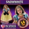Girls Disney Princess Shimmer Snow White Large Age 7-8 Years 2 Girls Disney Princess Shimmer Snow White Large Age 7-8 Years -Halloween Costume Store girls disney princess shimmer snow white large age 7 8 years 49225 p