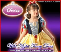GIRLS~ DLX DISNEY PRINCESS SNOW WHITE PLATINUM LARGE AGE 7-8