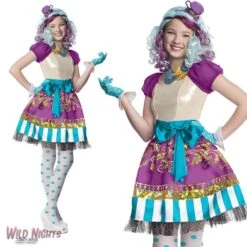 Girls Ever After High Maddeline Hatter Costume