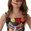 Girls Halloween Sugar Skull Day Of The Dead Costume 1 Girls Halloween Sugar Skull Day Of The Dead Costume -Halloween Costume Store girls halloween sugar skull day of the dead costume 63394 1 p