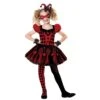 AMSCAN Girls Harlequin Cutie Halloween Costume -Halloween Costume Store girls harlequin cutie halloween costume 60835 p