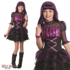 Girls Monster High Elissabat Costume