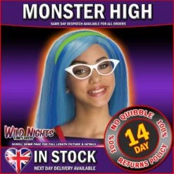 Girls Monster High Ghoulia Yelps Wig