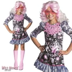 Girls Monster High Viperine Gorgon Costume