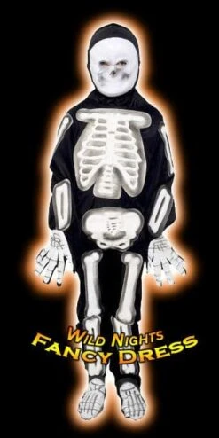 Smiffys HALLOWEEN FANCY DRESS # BOYS 3D SKELETON LG 9-10-11-12