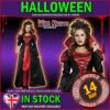 HALLOWEEN FANCY DRESS COSTUME ~ LADIES TRANSYLVANIAN VAMPIRESS MED SIZE 12 -Halloween Costume Store halloween fancy dress costume ladies transylvanian vampiress med size 12 37211 p