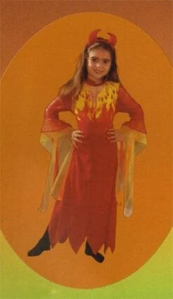 HALLOWEEN FANCY DRESS D DEMONIQUE GIRLS M