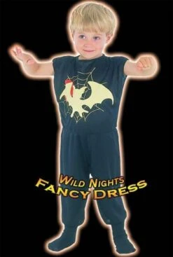 HALLOWEEN FANCY DRESS FUN BOYS BATBOY COSTUME TOD 2-3