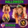 Halloween Fancy Dress ~ Girls Pumpkin Witch Costume -Halloween Costume Store halloween fancy dress girls pumpkin witch costume 39658 p