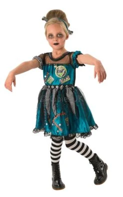 Halloween Frankie Girl Frankenstein Large Age 7-8