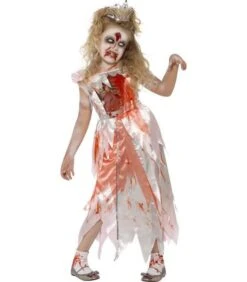 Smiffys Halloween Girl's Zombie Sleeping Princess Costume