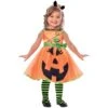 AMSCAN Halloween Girls Cute Pumpkin Costume -Halloween Costume Store halloween girls cute pumpkin costume 61095 p