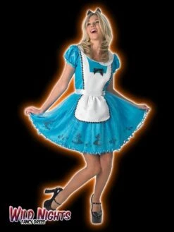 Ladies Disney Sassy Alice In Wonderland Costume