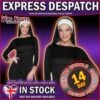 Smiffys Ladies Sexy Short Nun Costume -Halloween Costume Store ladies sexy short nun costume 47938 p