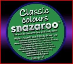 SNAZAROO 50 FACE PAINT 18ML BRIGHT GREEN