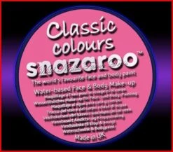 SNAZAROO 50 FACE PAINT 18ML POT BRIGHT PINK