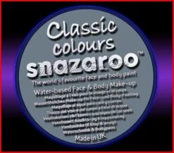 SNAZAROO 50 FACE PAINT 18ML POT DARK GREY