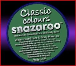 SNAZAROO 50 FACE PAINT 18ML POT GRASS GREEN