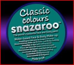 SNAZAROO 50 FACE PAINT 18ML POT TEAL