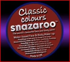 SNAZAROO PROFESSIONAL FACE PAINT 30ML TUB RUST BROWN