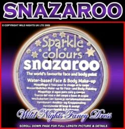 SNAZAROO PROFESSIONAL FACE PAINT SPARKLE LILAC 18ML