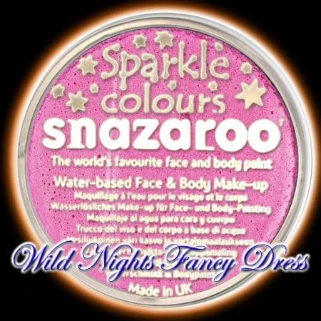 SNAZAROO PROFESSIONAL FACE PAINT SPARKLE PINK 18ML 3 SNAZAROO PROFESSIONAL FACE PAINT SPARKLE PINK 18ML